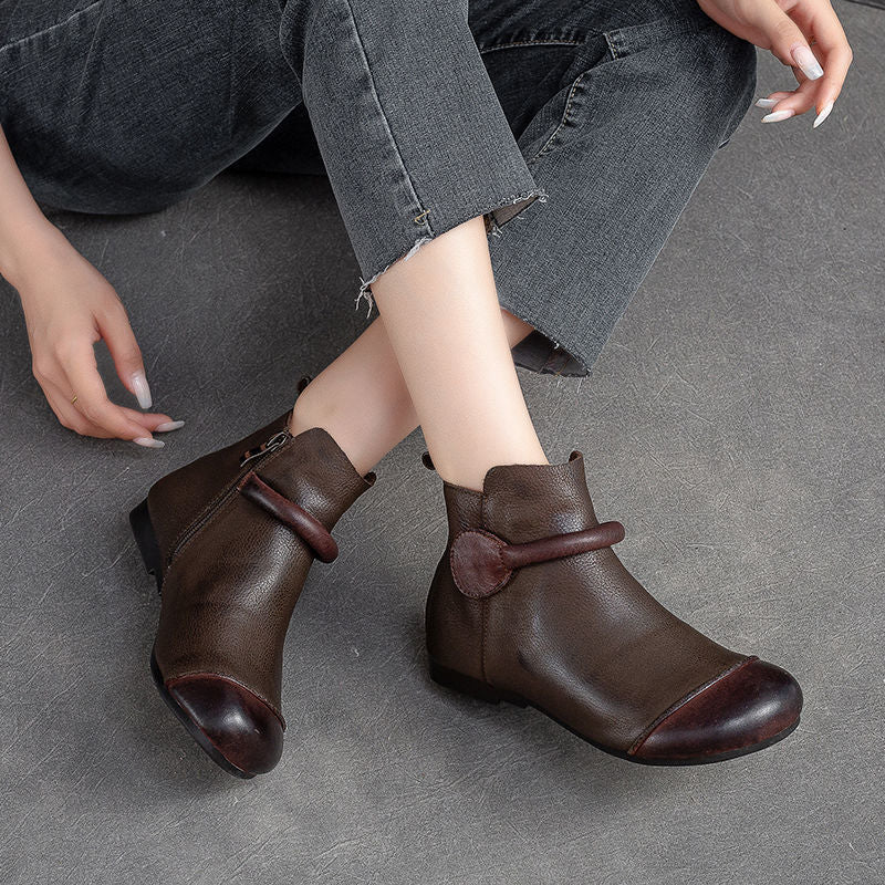 Bottines Élégantes au Charme Vintage