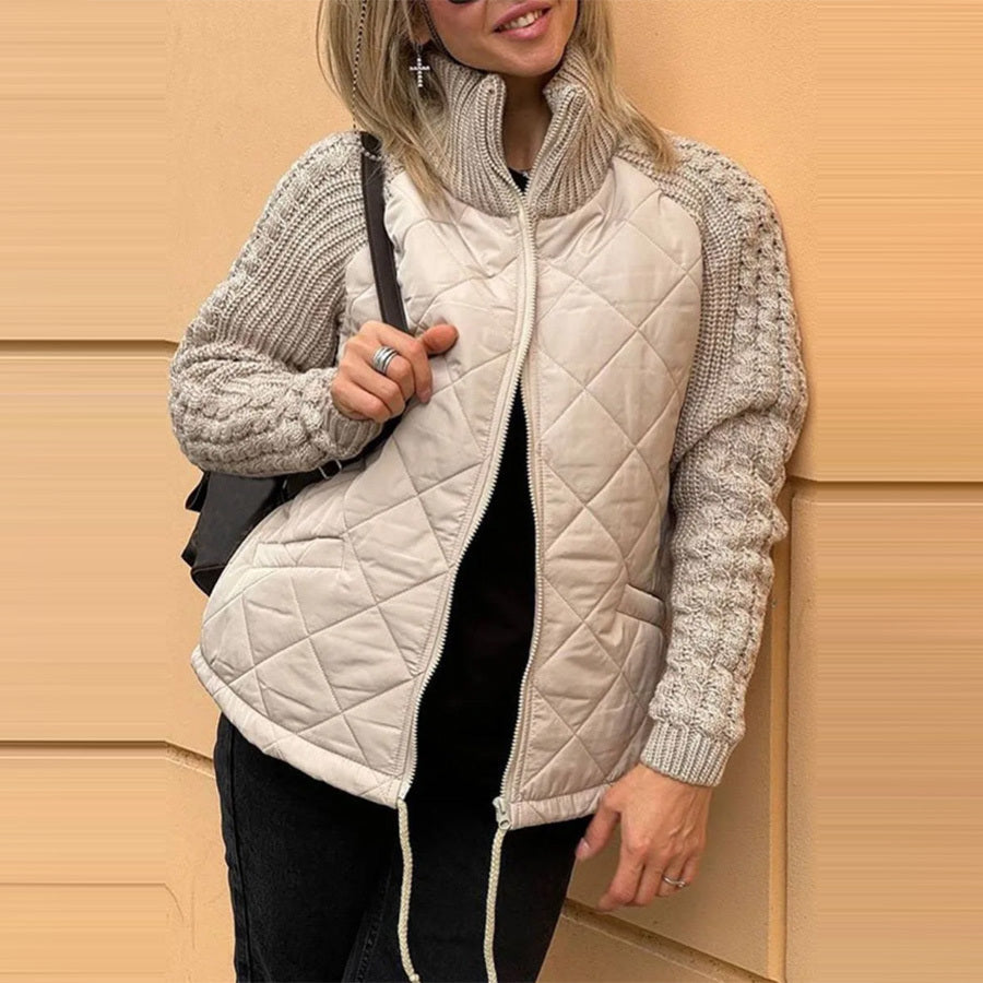 Elvya™ | Veste bouffante zippée