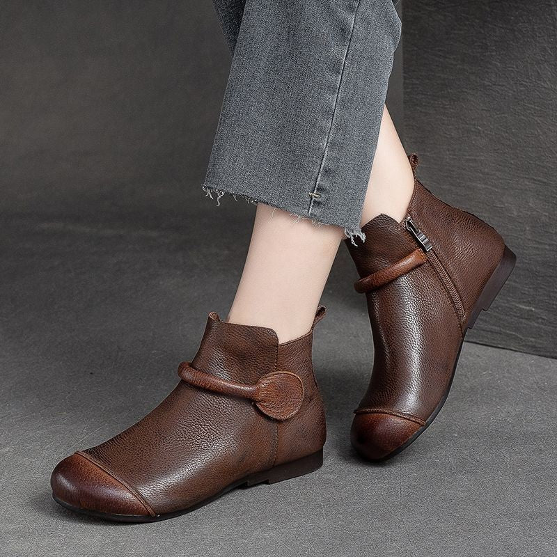 Bottines Élégantes au Charme Vintage
