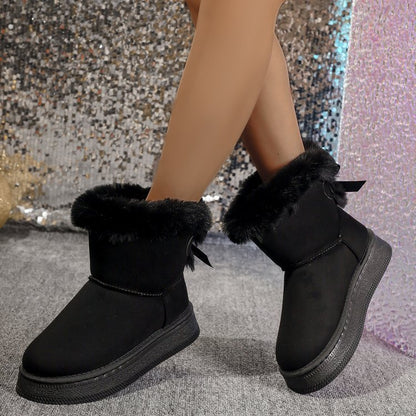 Bottines Flocon | Douceur, Ruban & Fourrure