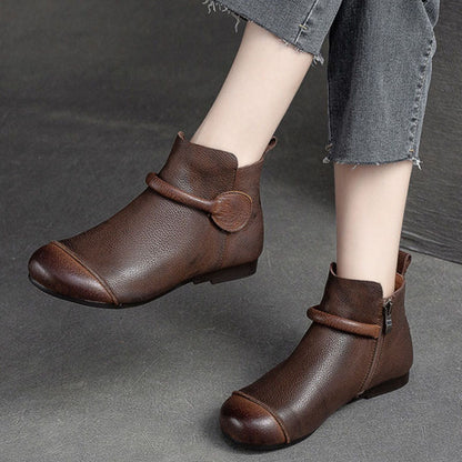 Bottines Élégantes au Charme Vintage