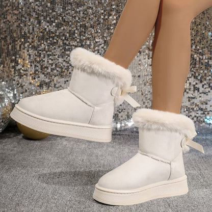 Bottines Flocon | Douceur, Ruban & Fourrure