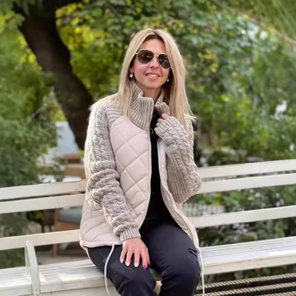 Elvya™ | Veste bouffante zippée