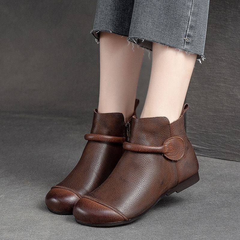 Bottines Élégantes au Charme Vintage